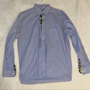 Blue dress shirt